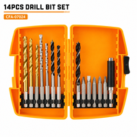 COOFIX CFA-07024 Ensemble de 14 forets multifonctions pour bois et maçonnerie avec support d'extension magnétique