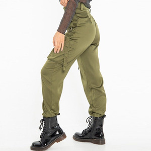 Pantaloni Donne Harem Casuale <span class=keywords><strong>Cargo</strong></span> Hip Hop delle Donne Pantaloni Lunghi Sciolti - Product Image 3