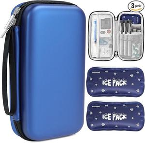 Estuche de Viaje para <span class=keywords><strong>Insulina</strong></span> Diabética, Material EVA, con Detalles Personalizados, Bolsa Refrigerante Portátil para Inyección de <span class=keywords><strong>Insulina</strong></span> con 2 Bolsas de Hielo - Product Image 1