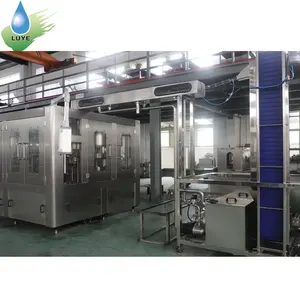 Automatic 300mL 500mL 1000mL 1500mL 2000mL PET Bottle Water Rinsing Filling Capping Labeling Monoblock Bottling Machine