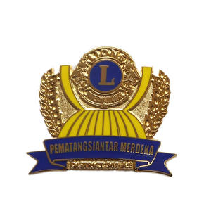 Spille Personalizzate per Club Lions International Produttori di Spille Smaltate Lions con Pietra - Product Image 5