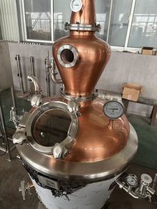 구리 증류 장비 제조 위스키 용 ZJ 가정용 알코올 증류기 증류기 - Product Image 4