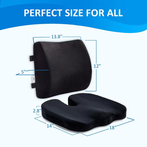 <span class=keywords><strong>Coussin</strong></span> de soutien lombaire en mousse à mémoire de forme réglable pour chaise de bureau, siège de <span class=keywords><strong>voiture</strong></span>, amovible, lavable, soulage le mal de dos, lombaire, <span class=keywords><strong>sciatique</strong></span> - Product Image 6