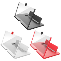 Support d'amplificateur vidéo 3D HD pour téléphone portable Accessoire de loupe d'écran