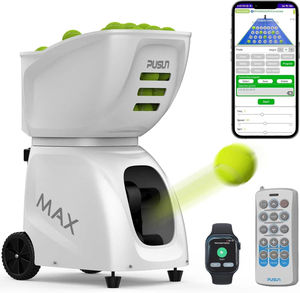 Máquina Lanzapelotas de Tenis Fivek Pusun PT-Max C con Control Remoto por Aplicación, Portátil, Automática, para Prácticas y Entrenamientos - Product Image 1