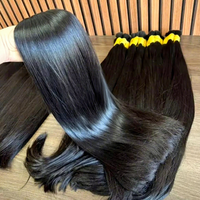 Rambut Manusia Yaki Grosir Pabrik, Bundel Rambut, Bundel Rambut Lurus Keriting untuk Kepang