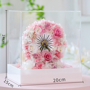 Arreglos Florales Preservados Hechos a Mano con Diseño <span class=keywords><strong>de</strong></span> Noria para Esposa, Novia, Graduación, Navidad, <span class=keywords><strong>Día</strong></span> <span class=keywords><strong>de</strong></span> <span class=keywords><strong>la</strong></span> <span class=keywords><strong>Madre</strong></span>, <span class=keywords><strong>Día</strong></span> <span class=keywords><strong>de</strong></span> San Valentín - Product Image 3