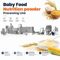 Línea de Producción de Harina de Arroz para Bebés de Alta Eficiencia, Planta de Procesamiento de Cereales Nutritivos, Máquina Automática para Hacer Papillas Instantáneas