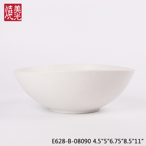 Juego de cuencos de cerámica blanco mate, vajilla de porcelana para fruta, ensalada, cereales, tazones para servir - Product Image 2