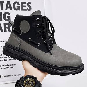 Botas Nuevas de Otoño 2022, Zapatos Deportivos de Ocio para Hombre, de Cuero, Impermeables, de Alta Calidad - Product Image 3