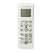 Télécommande de climatisation ES-AC022-A avec clavier NEUF ABS pour LG AKB74055401 AKB73456120 Télécommande de climatisation 18 touches