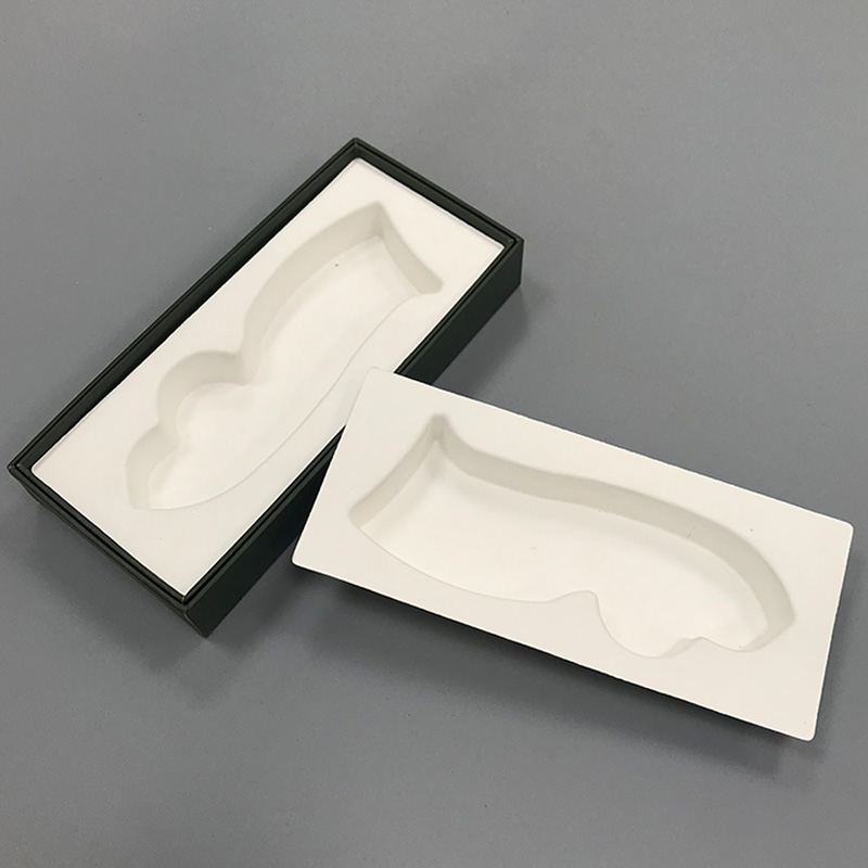 luxury jewelry packaging molded pulp tray sugarcane bagasse manufacturer