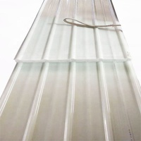Plaques de toiture translucides ondulées en PRF (polypropylène renforcé de fibres de verre) YX820 1000Type 3.0mm, couverture de toit flexible en fibre de verre