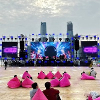 RAYBO Evento al aire libre DJ Display Rental P3.91 P4.81 Panel de pared de video LED para música Festival Concierto Escenario Precio competitivo
