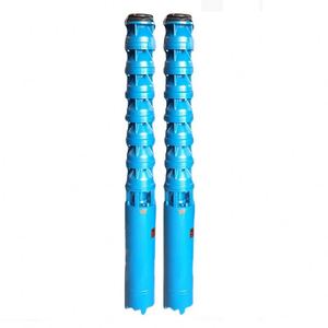 Bomba centrífuga vertical multietapa QJ de 10 pulgadas, 16-96m, estándar HP, de acero inoxidable y hierro fundido, de alta presión, eléctrica, para pozo profundo. - Product Image 5