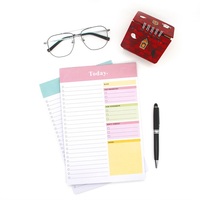 Cahier à spirale avec impression personnalisée carnet de notes planificateur quotidien bloc-notes non daté détachable bloc-notes de planification bloc-notes avec logo