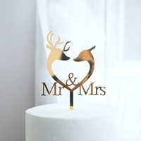 Valentine Cake Topper für Party dekoration Valentine Acryl Cake Topper Lieferant