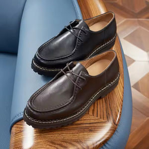 Zapatos de Cuero de Alta Demanda, Estilo Inglés, Brogue de Negocios, Piel de Vaca, Impermeables, Transpirables, Hechos a Mano, Formales, Oxford para Hombre - Product Image 2