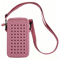 Nouveau sac mini Chinfai coréen 2026 pour femme, sacoche de téléphone portable, sac à monnaie tendance pour maman, avec Jibbitz détachable pour enfants et filles