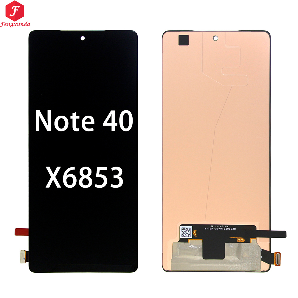 infinixノート40 x6853のlcd表示のための元のamoled infinix電話