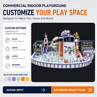 Équipement de parc d'attractions OEM/ODM en gros, aire de jeux intérieure personnalisable en mousse pour enfants, maisonnette de jeu