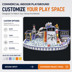 Attrezzature per parchi divertimento OEM/ODM all'ingrosso, area giochi morbida personalizzabile in schiuma per bambini, area giochi interna per bambini, casetta giochi - Product Image 2
