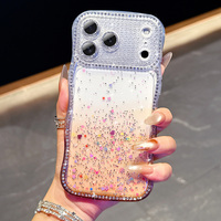 Nouvelles coques de protection pour téléphone portable avec dégradé multicolore pour Apple iPhone 13 14 15 16 17 Pro Max avec protection d'objectif d'appareil photo