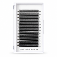 Extensions de cils en bande, noires, 3D, effet petite fleur de velours, denses, volumineuses et légères, pour maquillage quotidien, fêtes et scène, en gros
