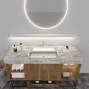 ORON DECO Papier peint gris en PVC à coller et à décoller Décoration intérieure Moderne Autocollant en vinyle marbré auto-adhésif pour la cuisine 60CM - Product Image 5