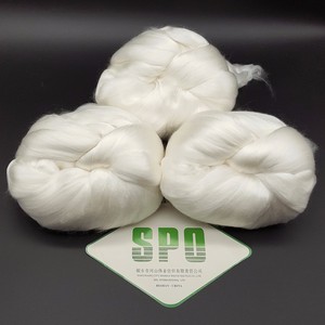 China 100% fibra de seda al por mayor, Fibra de seda muga con capullo de gusano de seda, Fibra de seda de morera del cuarto paso - Product Image 4