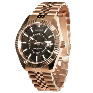 Reloj de Negocios para Hombre, Acero Inoxidable, Resistente al Agua 100M, Movimiento MIYOTA Shi Ying, Reloj Casual - Product Image 3