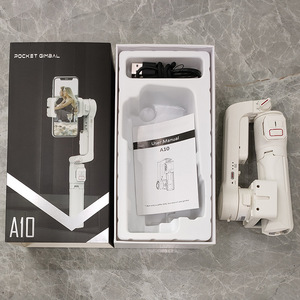 Stabilisateur Gimbal anti-vibrations, perche à selfie télescopique, rotation à 360°, support trépied pour smartphones jusqu'à 6,5 pouces - Product Image 5