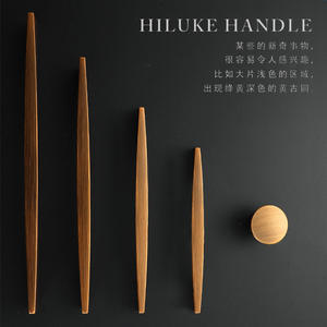 Nórdico moderno minimalista de un solo orificio Bronce Aleación de Zinc tirador manija de empuje muebles Hardware para dormitorio baño cocina Hotel - Product Image 3