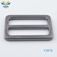 Nouveau produit Boucles réglables à glissière en métal plaqué de haute qualité sans nickel avec taille personnalisable pour accessoires de sac