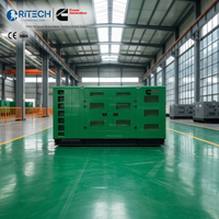 Groupe électrogène diesel Cummins à faible bruit 110 kVA 160 kVA 200 kVA, type silencieux insonorisé, triphasé, type ouvert, générateur d'énergie industriel