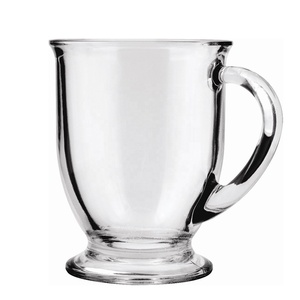 Cốc cà phê thủy tinh 16 <span class=keywords><strong>oz</strong></span> Bộ 6 cốc thủy tinh borosilicate nhà máy trực tiếp cung cấp bán buôn - Product Image 1