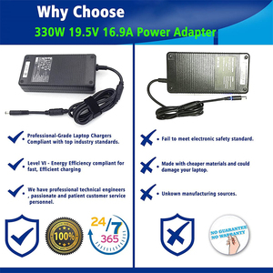 330W 19.5V 16.9a 7.4*5.0 máy tính xách tay <span class=keywords><strong>ADAPTER</strong></span> cho độ chính xác M4600 M4700 M4800 Alienware 13 R3 sạc da180pm111 - Product Image 2