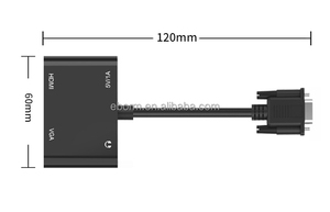 <span class=keywords><strong>VGA</strong></span> Để HDMI Adapter <span class=keywords><strong>VGA</strong></span> <span class=keywords><strong>Splitter</strong></span> Với 3.5Mm Âm Thanh Chuyển Đổi Hỗ Trợ Hiển Thị Kép Cho PC Chiếu HDTV Đa-Cổng <span class=keywords><strong>VGA</strong></span> - Product Image 2