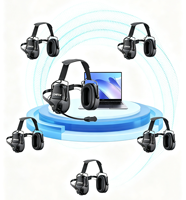 Penutup Telinga Nirkabel Peredam Kebisingan Terlaris, Headset Jaring Multi-unit untuk Inspeksi dan Pemimpin Proyek Konstruksi