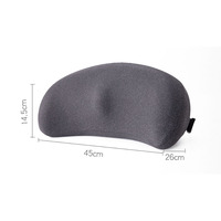 Coussin de soutien lombaire en mousse à mémoire de forme tricotée, personnalisé en usine, écologique, respirant, amovible, lavable, service OEM ODM