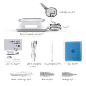 เครื่องดูดจมูกไฟฟ้าแบบพกพาสำหรับ<span class=keywords><strong>เด็ก</strong></span>เครื่องดูดน้ำมูกตั้งโต๊ะเครื่องดูดจมูก DT30ทางการแพทย์พร้อมเครื่องดูด71-78Kpa และแบตเตอรี่2000mAh - Product Image 4
