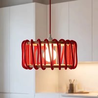 Lampe suspendue créative rétro colorée de style Memphis, luminaire de restaurant vintage, lustre suspendu pour salle à manger, luminaire pour plafond haut.