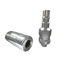 RBE 19.1105 Raccords rapides hydrauliques 1/2 en acier inoxydable, accouplement rapide à déconnexion haute pression