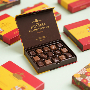 Supermarché imprimé personnalisé au détail fruits pomme tarte en soie française gâteau doux tarte au chocolat 12 paquets boîte d'emballage alimentaire - Product Image 6