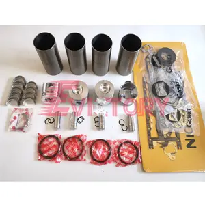 For YANMAR 4TNE88 rebuild overhaul kit piston ring cylinder liner complete gasket kit all bearing set