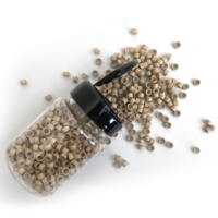 Anneaux micro-rings à capuchon rabattable, 1000 pièces, doublés de silicone, perles de 4,0 mm, 4,5 mm, 5,0 mm, extensions de cheveux