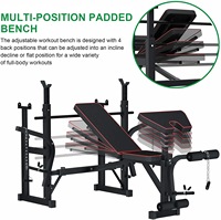 Équipement de musculation de haute qualité, multifonctionnel, réglable, pour la musculation à domicile, en salle de sport, pour la formation musculaire