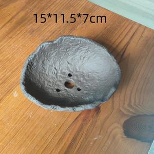 <span class=keywords><strong>Pot</strong></span> de bonsaï de forme spéciale fait à la main, <span class=keywords><strong>pot</strong></span> en argile violette - Product Image 3