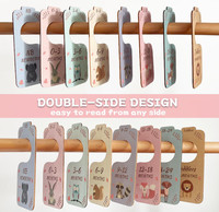 Lot de 8 séparateurs de placard pour bébé, créatifs et décoratifs, pour trier les vêtements et décorer la chambre de bébé – Cadeau idéal pour nouveau-né – Vente chaude