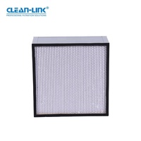 Filtre à air pour système HVAC OEM Ahu, H13 99,99 %, 0,3 micron, filtre en boîte haute efficacité, filtre HEPA plissé profond H14 pour usage industriel